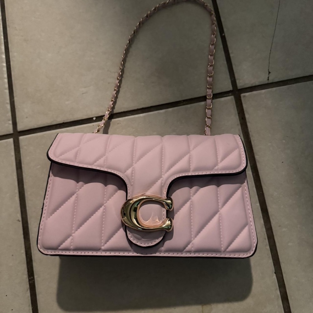 Coach Lilac Quilted Crossbody Bag